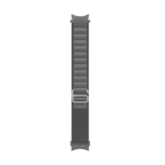 For Samsung Galaxy Watch5 / Watch5 Pro / Watch4 / Watch4 Classic Universal Nylon Loop Watch Band (Dark Gray) by bashfashion