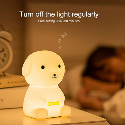 LED Colorful Silicone Sensor Night Light, Specification:Warm Light + Colorful by bashfashion