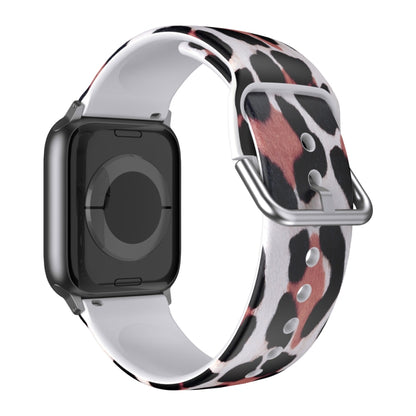 Breathable TPU Watch Band For Apple Watch Series 8&7 41mm / SE 2&6&SE&5&4 40mm / 3&2&1 38mm(Leopard Print) by bashfashion