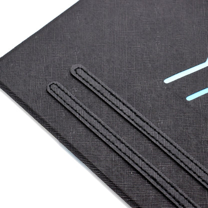 Electric Pressed Left Right Flat Feather Case with Sleep Function Pen Cover & Card Slot & Holder(Arctic Fox) by bashfashion