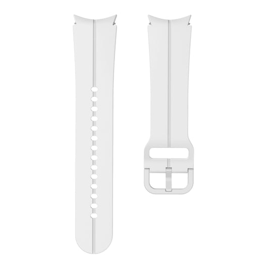 For Samsung Galaxy Watch 5 Pro 45mm Colorful Buckle Silicone Watch Band(White) by bashfashion