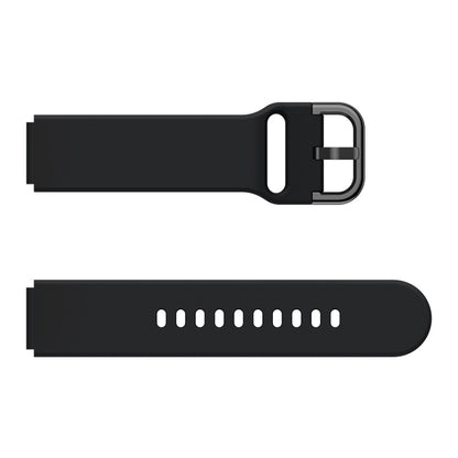For Huawei Fit Mini Color Buckle Silicone Watch Band(Black) by bashfashion