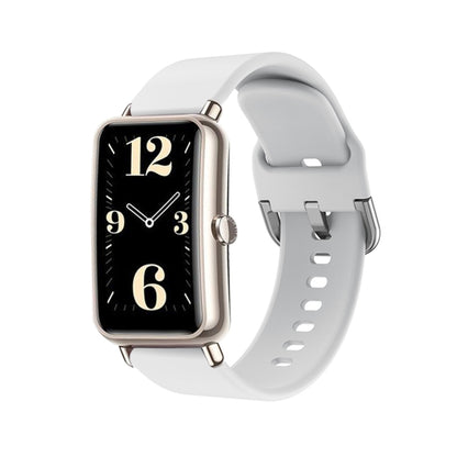 For Huawei Fit Mini Color Buckle Silicone Watch Band(White) by bashfashion
