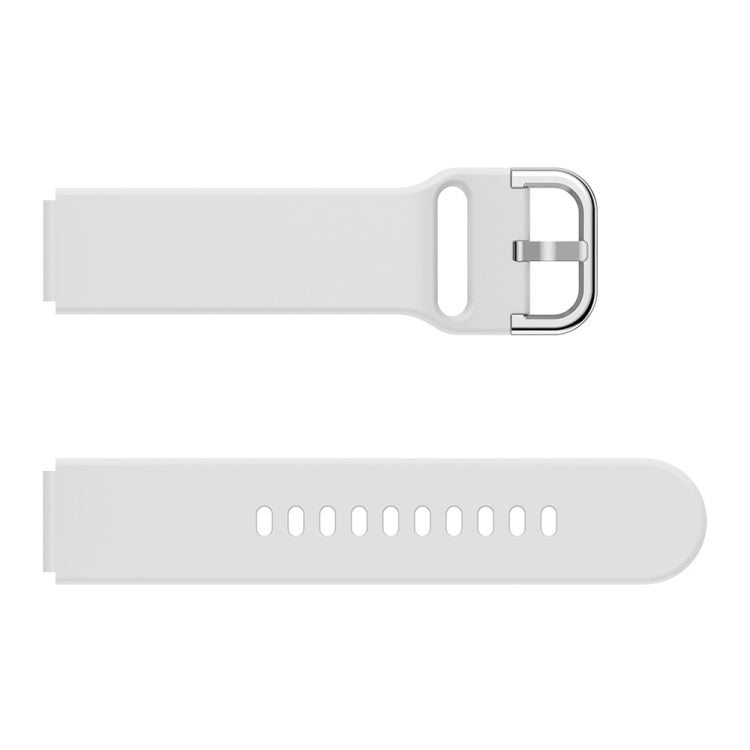 For Huawei Fit Mini Color Buckle Silicone Watch Band(White) by bashfashion