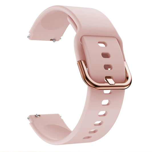 For Huawei Fit Mini Color Buckle Silicone Watch Band(Pink) by bashfashion