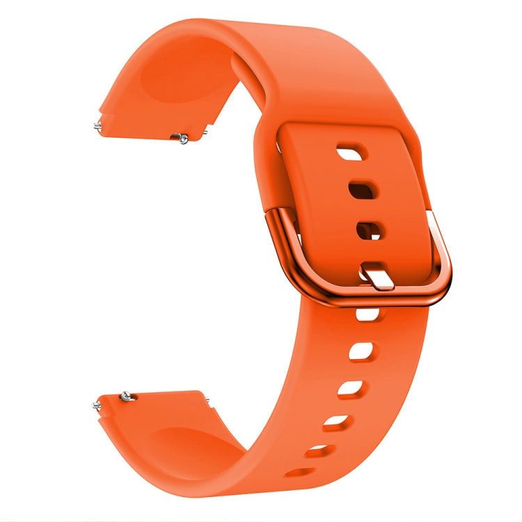 For Huawei Fit Mini Color Buckle Silicone Watch Band(Orange) by bashfashion