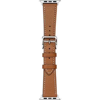 For Apple Watch Series 8 41mm imak PG1 Series Leather Watch Band(Brown) by bashfashion