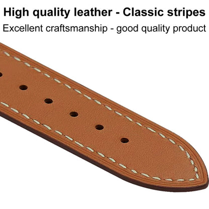 For Apple Watch Series 8 41mm imak PG1 Series Leather Watch Band(Brown) by bashfashion