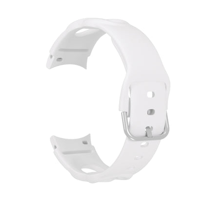 For Samsung Galaxy Watch 5 Pro 45mm Hollowed Double Loop Silicone Watch Band(White) by bashfashion