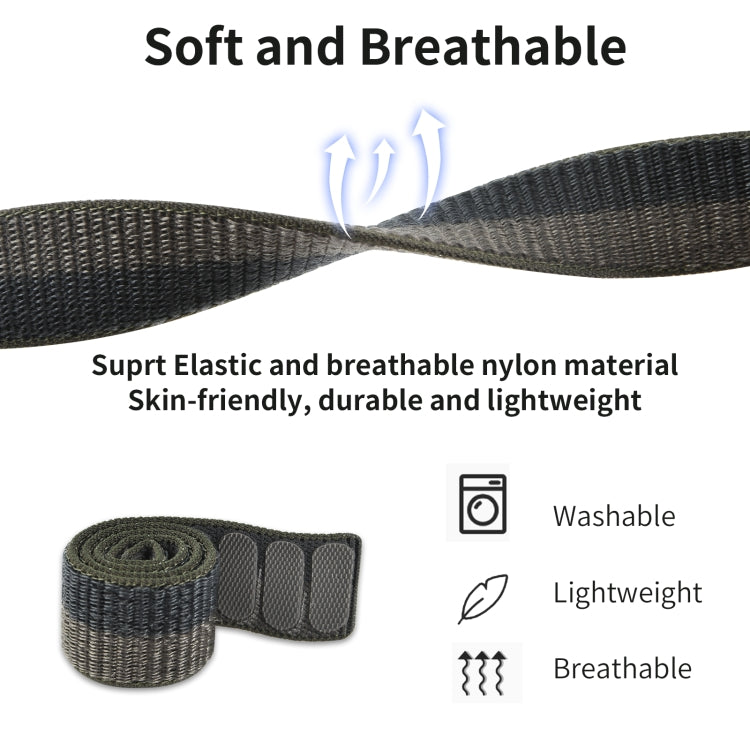 For Garmin Fenix 7 Hook And Loop Fastener Nylon Watch Band(Colorful) by bashfashion