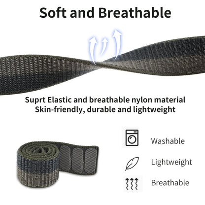 For Garmin Fenix 7 Hook And Loop Fastener Nylon Watch Band(Colorful) by bashfashion