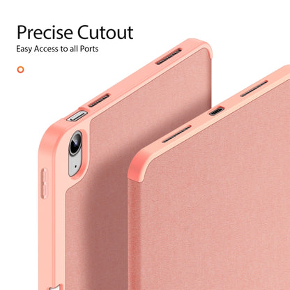 For iPad 2025 / 2022 DUX DUCIS Domo Series Magnetic Flip Leather Tablet Case(Pink) by DUX DUCIS