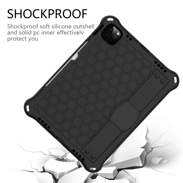 For iPad 2025 / 2022 Honeycomb Design EVA + PC Anti Falling Tablet Protective Case(Black) by bashfashion