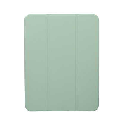 For iPad 2025 / 2022 3-folding Electric Pressed Skin Texture Leather Tablet Case(Green) by bashfashion