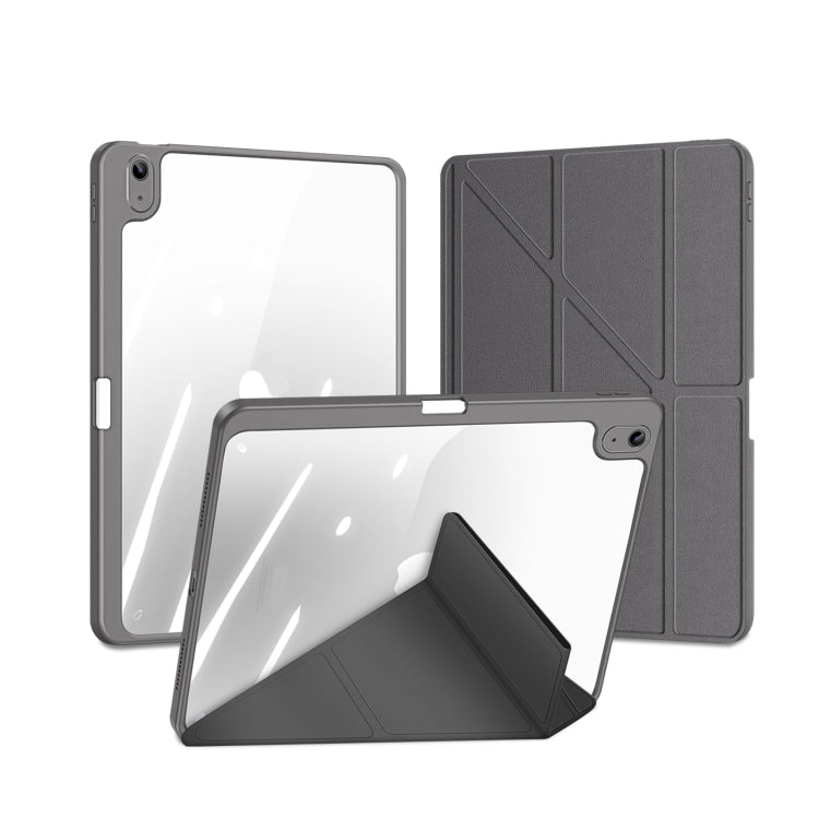 For iPad 2025 / 2022 DUX DUCIS Magi Series Smart Leather Tablet Case(Grey) by DUX DUCIS