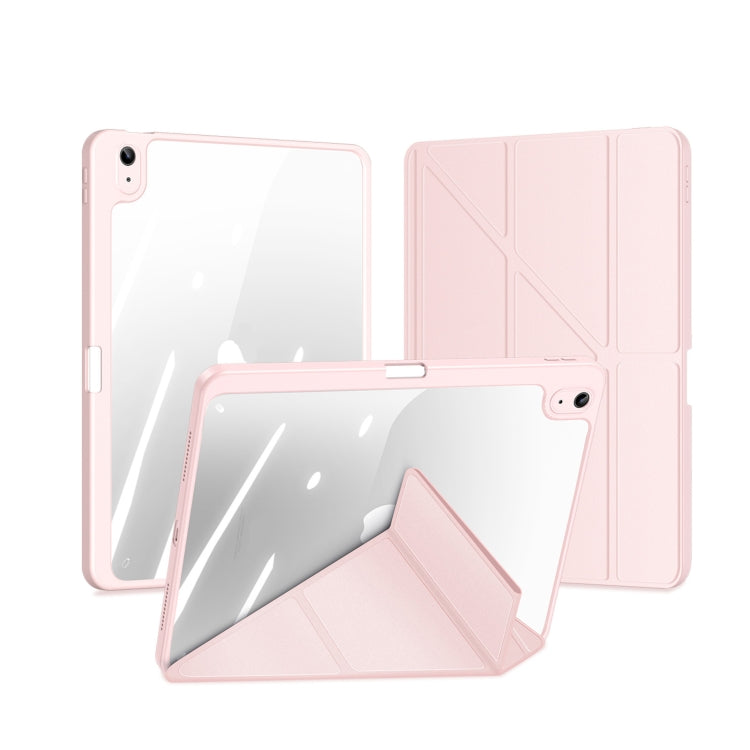 For iPad 2025 / 2022 DUX DUCIS Magi Series Smart Leather Tablet Case(Pink) by DUX DUCIS