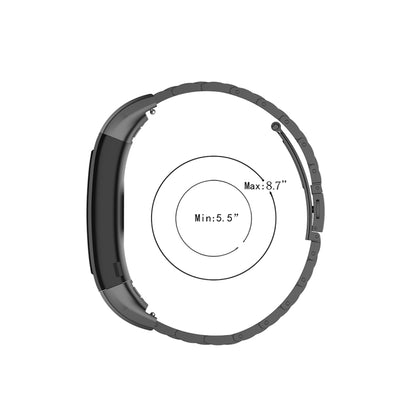 For Huawei Band 4 Pro (TER-B29S) / Band 3 Pro (TER-B29) / Band 3 (TER-B09) Three Beads Steel Wrist Strap Watchband(Silver) by bashfashion