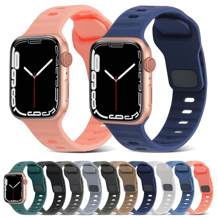 Sports Silicone Watch Band for Apple Watch Ultra 49mm&Watch Ultra 2 49mm / Series 9&8&7 45mm / SE 3&SE 2&6&SE&5&4 44mm / 3&2&1 42mm(Pink) by bashfashion