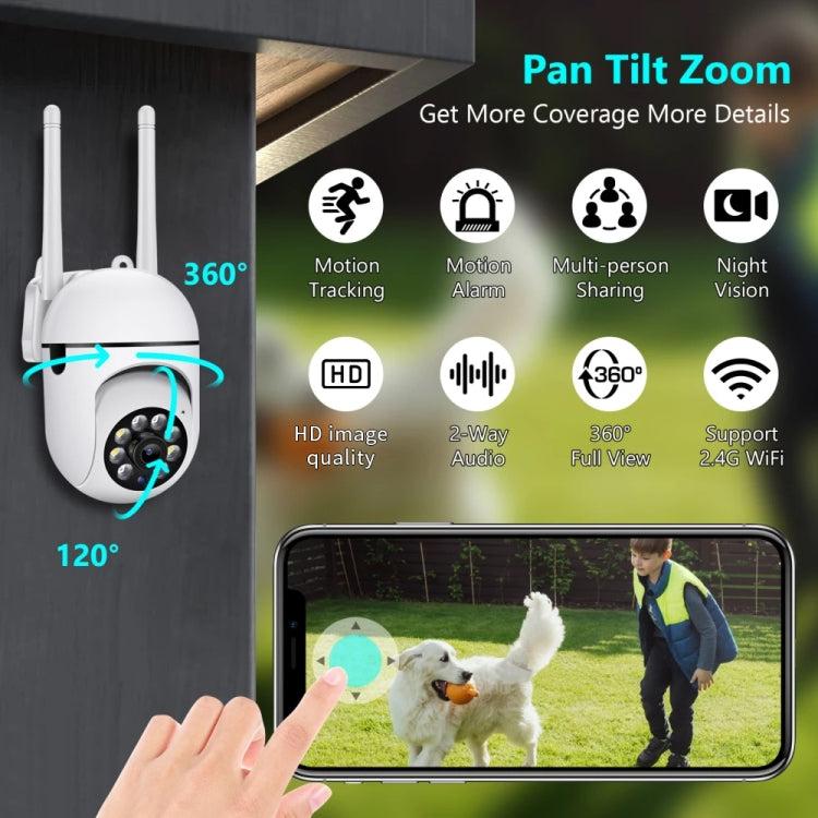 A7 1080P HD Wireless WiFi Smart Surveillance Camera Support Night Vision / Two Way Audio with 32G Memory by bashfashion