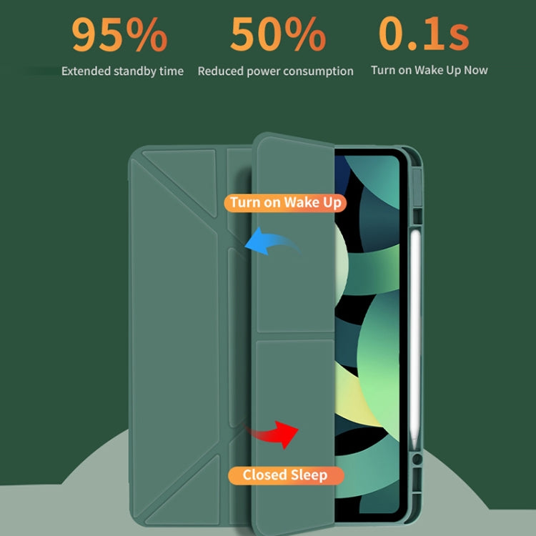 Acrylic 2 in 1 Y-fold Smart Leather Tablet Case For iPad mini 5 / 4(Ice White) by bashfashion