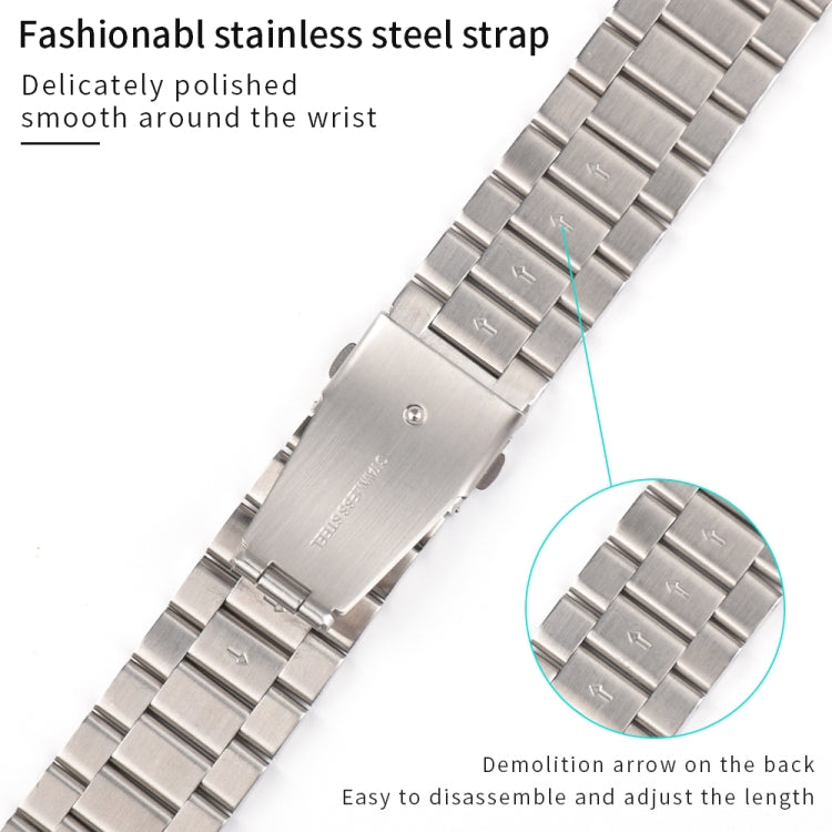 Strains Metal Watch Band For Apple Watch Series 8&7 41mm / SE 2&6&SE&5&4 40mm / 3&2&1 38mm(Blue) by bashfashion