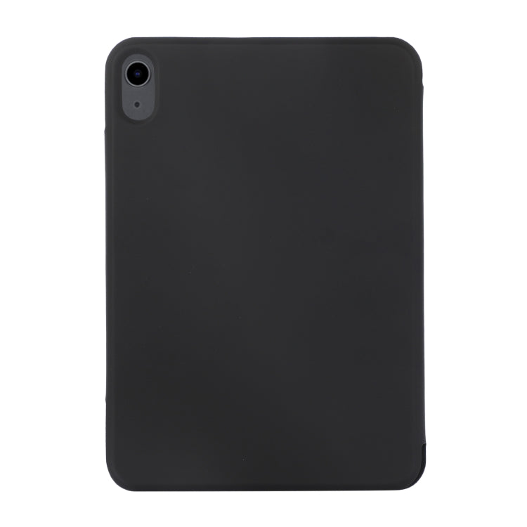 For iPad 2025 / 2022 3-fold Magnetic Buckle Leather Smart Tablet Case(Black) by bashfashion