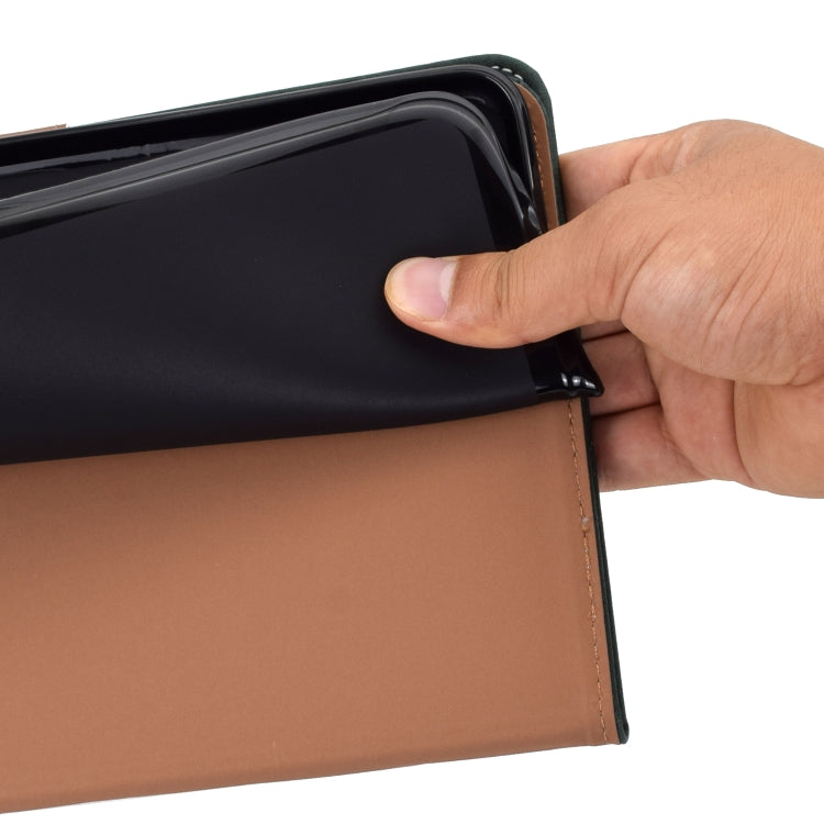 For Galaxy Tab S6 Lite Sewing Thread Horizontal Solid Color Flat Leather Case with Sleep Function & Pen Cover & Anti Skid Strip & Card Slot & Holder(Light Star Black) by bashfashion