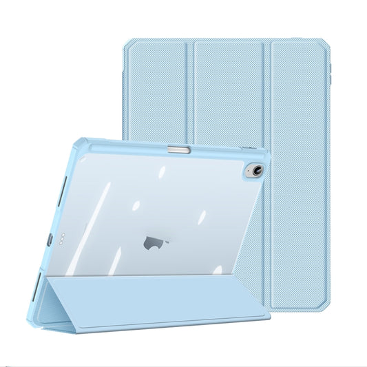 For iPad 2025 / 2022 DUX DUCIS TOBY Series Antiskid Leather Smart Tablet Case(Blue) by DUX DUCIS