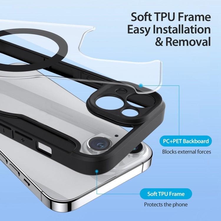 For iPhone 14 / iPhone 13 DUX DUCIS Skin X Pro Series Magsafe PC + TPU Phone Leather Case(Black) by DUX DUCIS