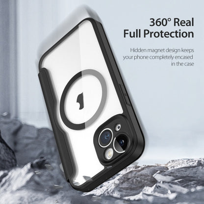 For iPhone 14 / iPhone 13 DUX DUCIS Skin X Pro Series Magsafe PC + TPU Phone Leather Case(Black) by DUX DUCIS