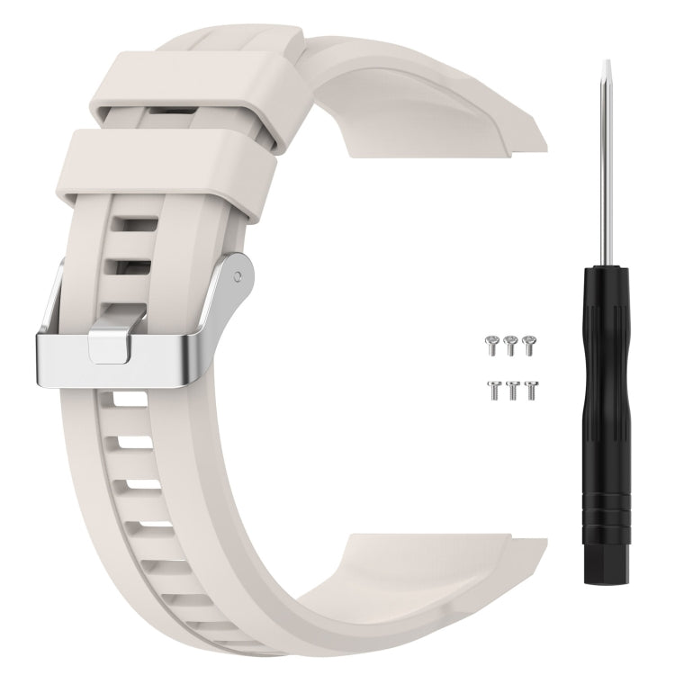 For Huawei Watch GT Cyber Monochrome Silicone Watch Band (Sky Grey) by bashfashion