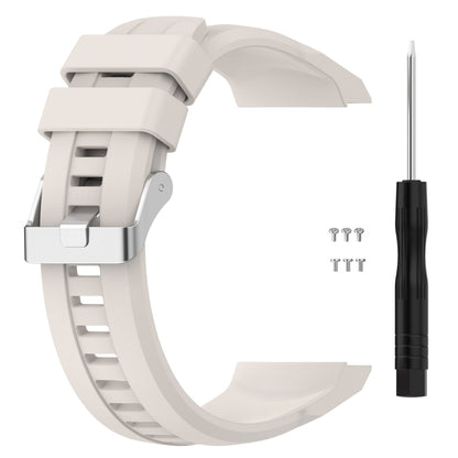 For Huawei Watch GT Cyber Monochrome Silicone Watch Band (Sky Grey) by bashfashion