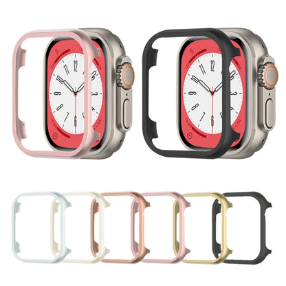 For Apple Watch Ultra 3 / 2 / 1 49mm Aluminum Alloy Frame Protective Case(Black) by bashfashion