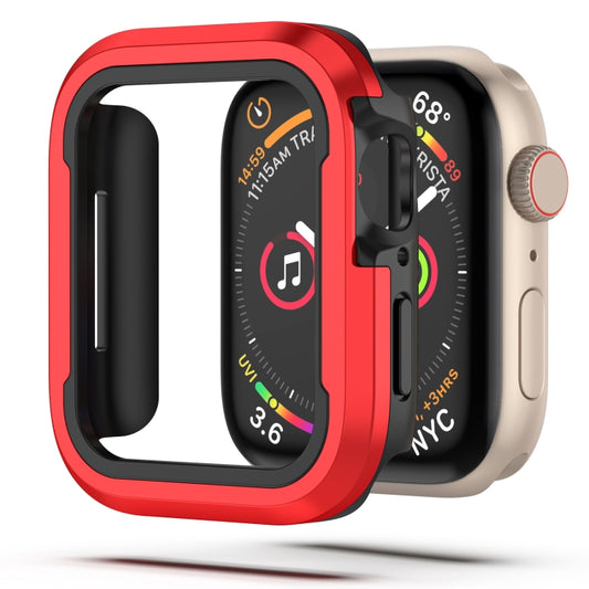 For Apple Watch Series 9 / 8 / 7 45mm Aluminum Alloy + TPU 2 in 1 Protective Case(Red) by bashfashion