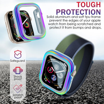 For Apple Watch Series 6 / 5 / 4 / SE 40mm Aluminum Alloy + TPU 2 in 1 Protective Case(Black) by bashfashion