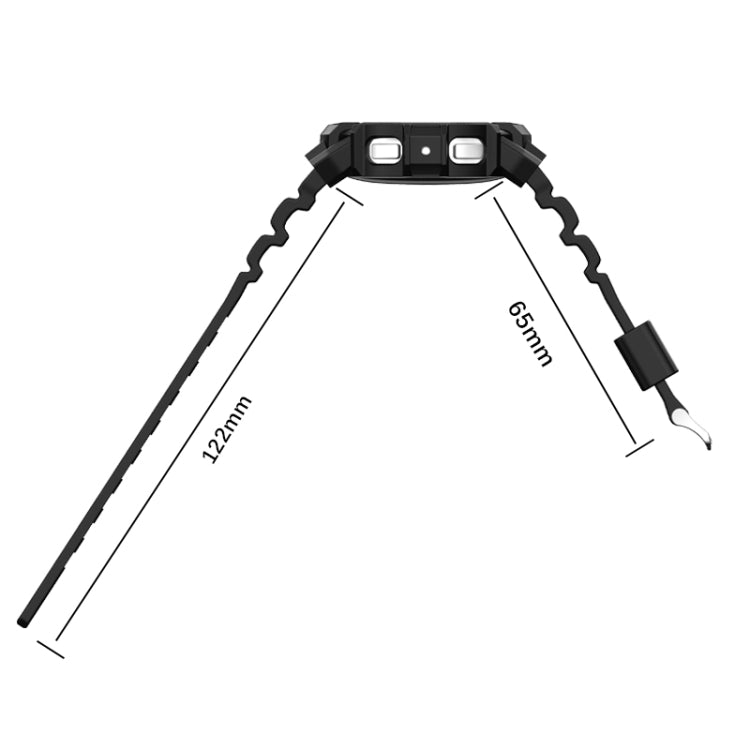 For Samsung Galaxy Watch5 44mm Solid Color Silicone Watch Band(White) by bashfashion