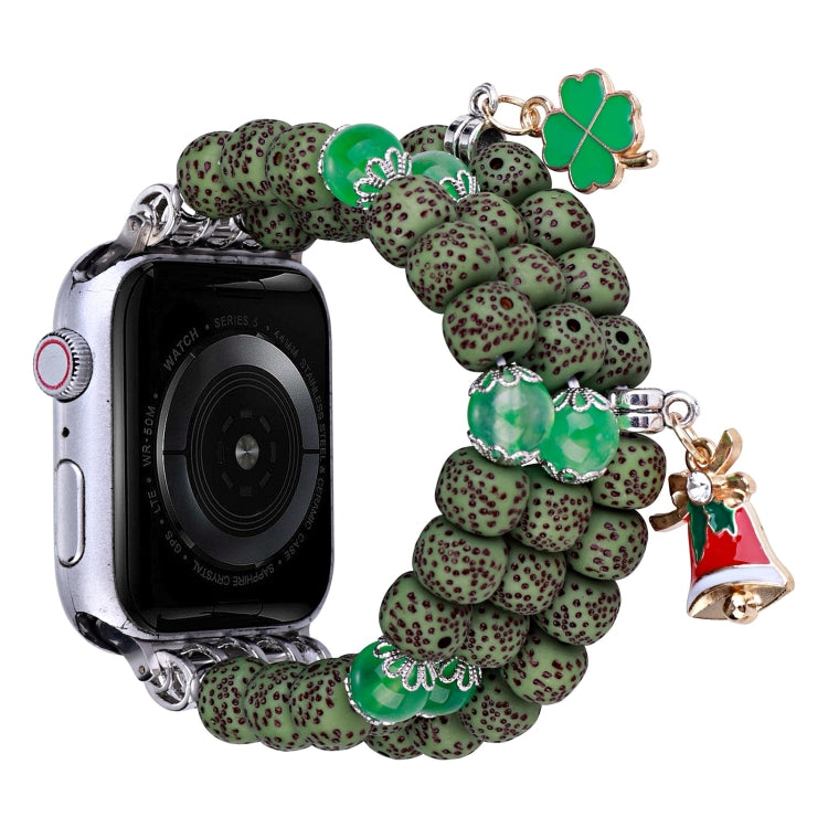 Bodhi Beads Watch Band For Apple Watch Ultra 49mm&Watch Ultra 2 49mm / Series 9&8&7 45mm / SE 3&SE 2&6&SE&5&4 44mm / 3&2&1 42mm(Green) by bashfashion