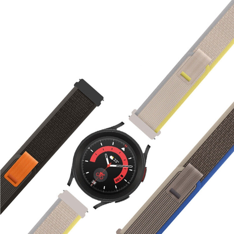 For Garmin Venu 2 Plus / Sq 2 Loop Nylon Watch Band(Black Grey) by bashfashion