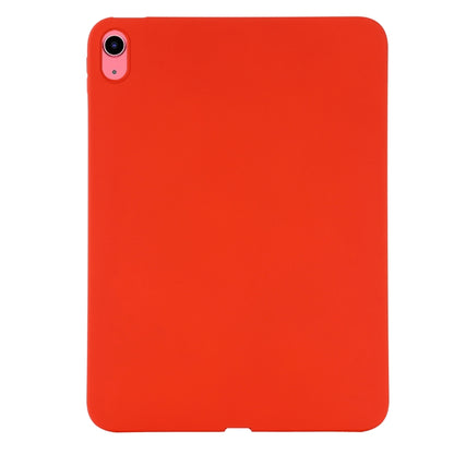 For iPad 2025 / 2022 Solid Color Liquid Silicone Dropproof Full Coverage Tablet Case(Red) by bashfashion