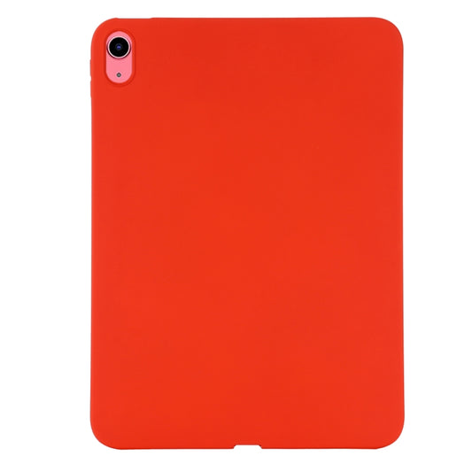 For iPad 2025 / 2022 Solid Color Liquid Silicone Dropproof Full Coverage Tablet Case(Red) by bashfashion