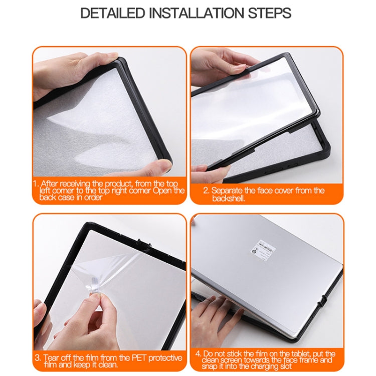 For Samsung Galaxy Tab A7 10.4 360 Full Body Shockproof Tablet Case(Black) by bashfashion