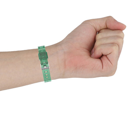 For Honor Band 7 Integrated Transparent Silicone Watch Band(White) by bashfashion