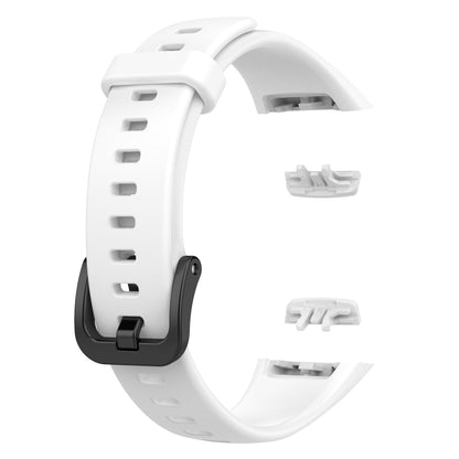 For Honor Band 7 Silicone Watch Band(White) by bashfashion