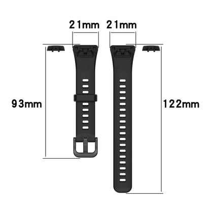 For Honor Band 7 Silicone Watch Band(White) by bashfashion