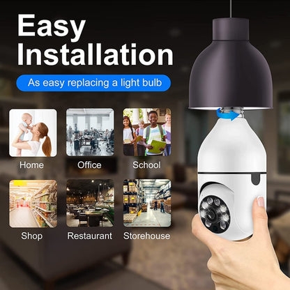 ESCAM 2.0MP 1080P Light Bulb WiFi Camera, Support IR Night Vision / Motion Detection / Two-way Voice by ESCAM