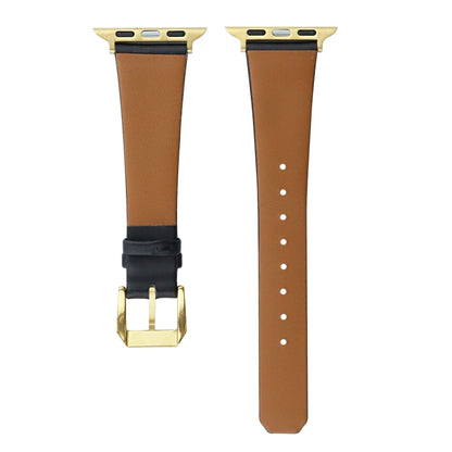 Silk Leather Watch Band For Apple Watch Series 9&8&7 41mm / SE 3&SE 2&6&SE&5&4 40mm / 3&2&1 38mm(White) by bashfashion