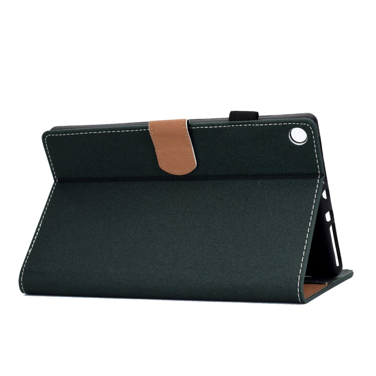 For Kindle Fire HD8 2016 / 2017 Solid Color Tablet PC Universal Magnetic Horizontal Flip Leather Case with Card Slots & Holder(Green) by bashfashion