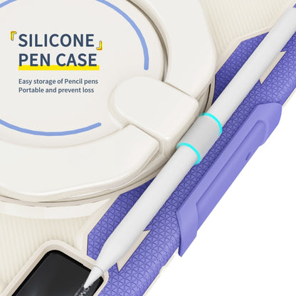 For Xiaomi Redmi Pad Armor Contrast Color Silicone + PC Tablet Case(Colorful Blue) by bashfashion