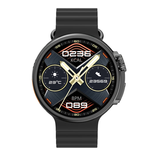 K9 Ultra Pro 1.39 inch Silicone Band IP67 Waterproof Smart Watch Support Bluetooth Call / NFC(Black) by bashfashion