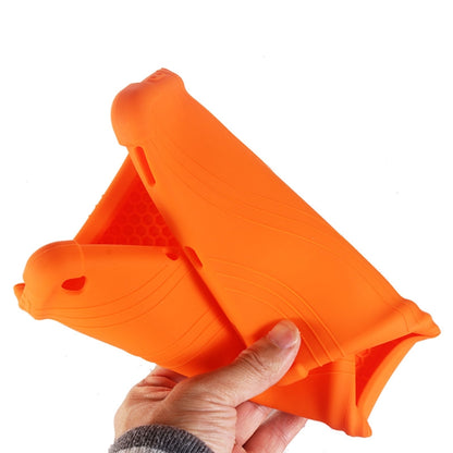 For Galaxy Tab A 10.1 (2019) T510 Tablet PC Silicone Protective Case with Invisible Bracket(Dark Blue) by bashfashion